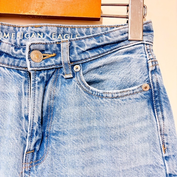 AMERICAN EAGLE Light blue cropped jeans - Picture 7 of 10